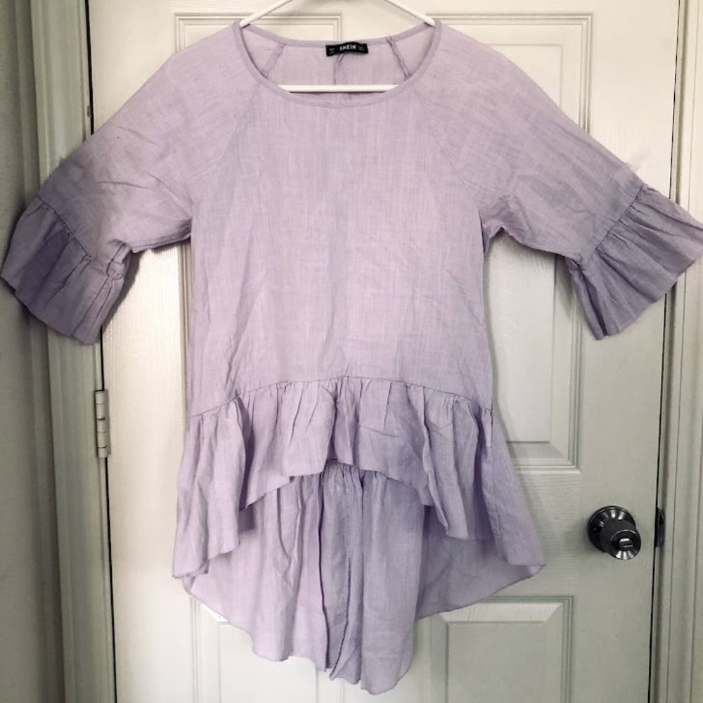 Woman SHEIN light purple blouse / top, S